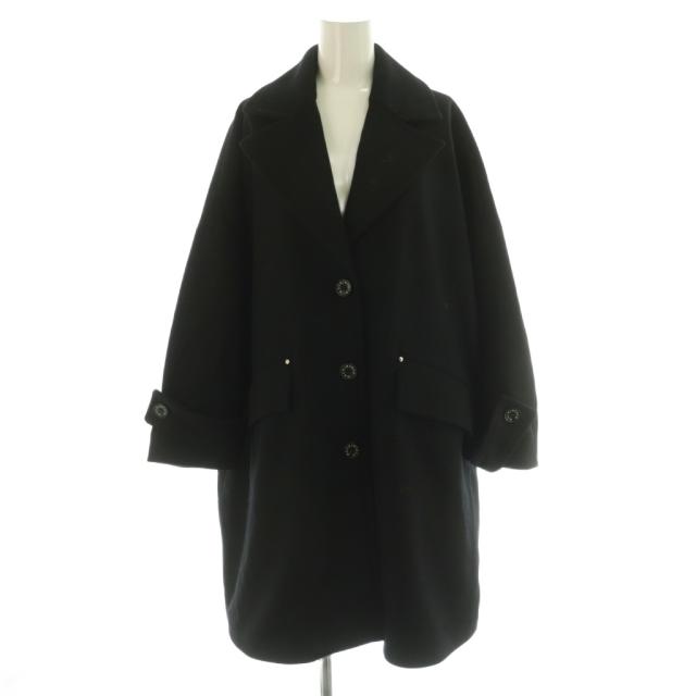 【中古】マッキントッシュ 24AW HUMBIE CHESTER COCOON ハンビー チェスター コクーン コート 4 黒