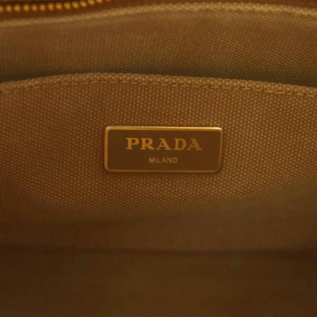 【中古】プラダ PRADA カナパ 2WAY トートバッグ ショルダーバッグ キャンバス 茶 1BG439 /MI ■OS レディース_7