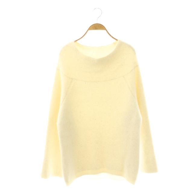 【中古】デプレ トゥモローランド 25AW フォックスカシミヤオフショルダープルオーバー ニット セーター 長袖 F