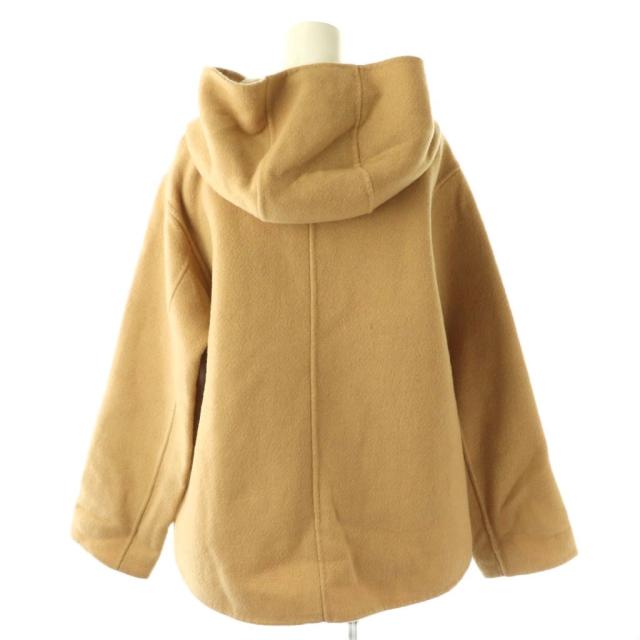【中古】ブルーレーベルクレストブリッジ BLUE LABEL CRESTBRIDGE コート アウター ジップアップ ウール 36 ベージュ