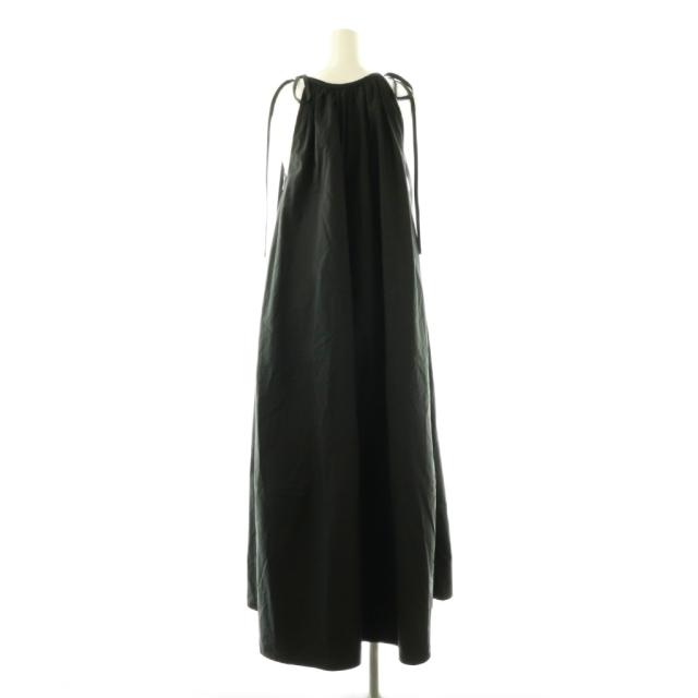 【中古】コー CO Gathered Halter マキシワンピース ロング XS 黒 /NR ■OS レディース_1