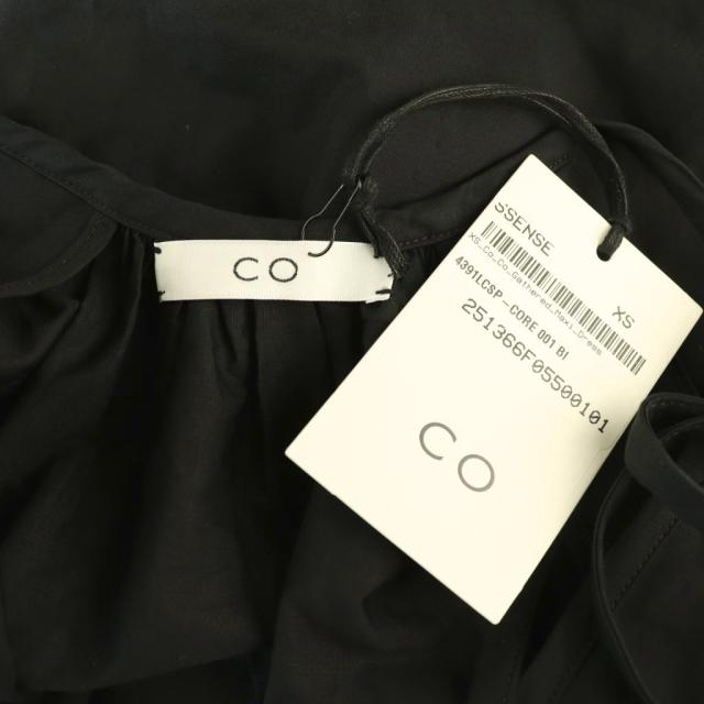 【中古】コー CO Gathered Halter マキシワンピース ロング XS 黒 /NR ■OS レディース_4