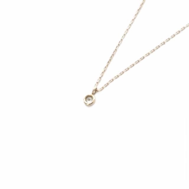 【中古】VENDOME AOYAMA ヴァンドーム青山 ネックレス 一粒ダイヤ K10 イエローゴールド /SR レディース_1