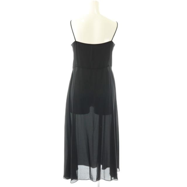 【中古】クリスチャンディオール Christian Dior フレアワンピース シアー シースルー マキシ ロング 長袖_4