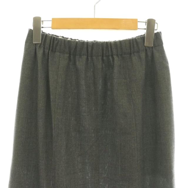 【中古】エンフォルド ENFOLD サンプル品 26SS ZIGZAG SKIRT スカート ロング フレア 38 グレー /CX ■OS レディース_2