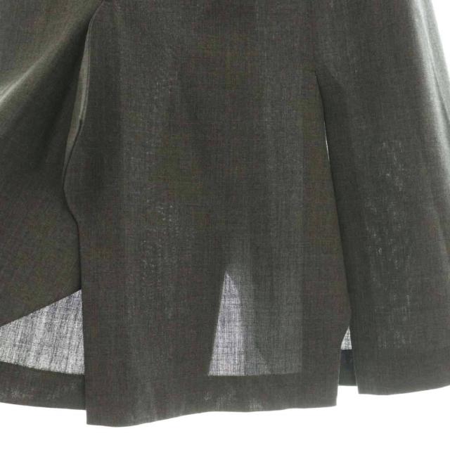 【中古】エンフォルド ENFOLD サンプル品 26SS ZIGZAG SKIRT スカート ロング フレア 38 グレー /CX ■OS レディース_3