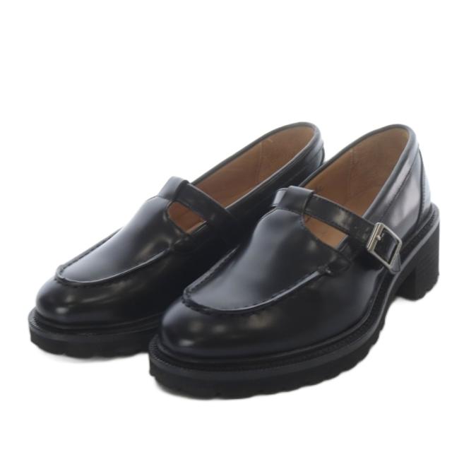【中古】ナード マインド NERD MIND 25FW diciassette メリージェーンシューズ チャンキーヒール レザー 35 ブラック
