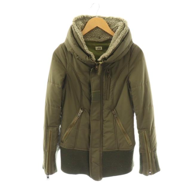 【中古】ルグランブルー L.G.B PARACHUTE ダウンジャケット アウター ジップアップ カーキ /CX ■OS ■SH メンズ
