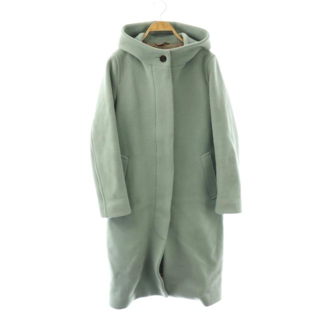 【中古】マッキントッシュ ロンドン MACKINTOSH LONDON CHRYSTON ウールダブルクロスコート アウター フーディ 38
