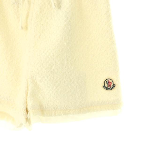 【中古】モンクレール MONCLER SHORT SHORTS ツイードレイヤー ショートパンツ コットン 40 アイボリー /NR ■OS_2