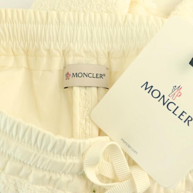 【中古】モンクレール MONCLER SHORT SHORTS ツイードレイヤー ショートパンツ コットン 40 アイボリー /NR ■OS_5