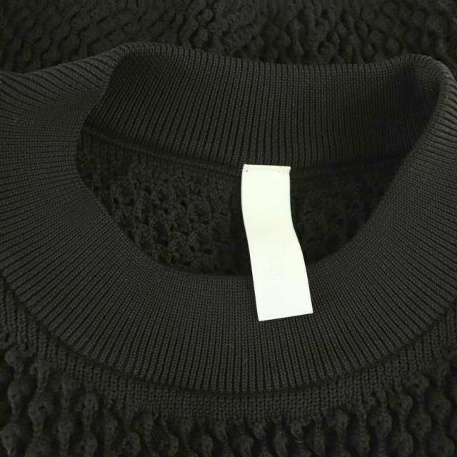 【中古】シーエフシーエル CFCL LATTICE VESTノースリーブニット ベスト 1 ブラック /DO ■OS ■SH レディース_4