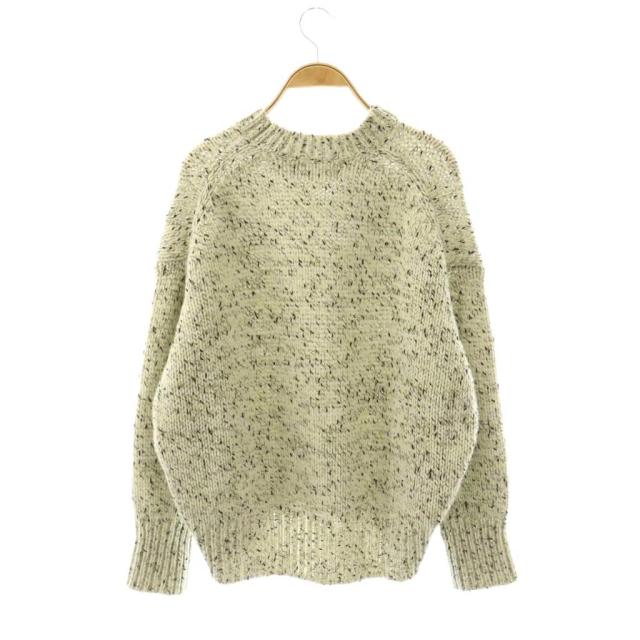 【中古】ギャルリーヴィートゥモローランド 25AW セサミメランジ クルーネックプルオーバー ニット セーター F_1