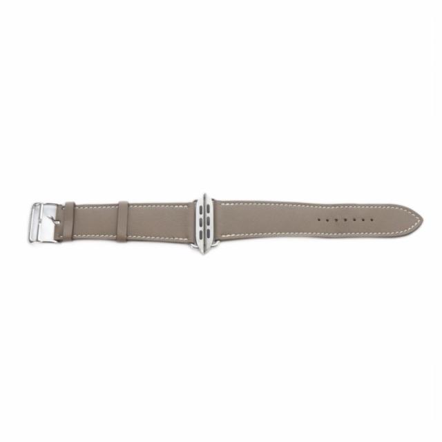 【中古】エルメス ベルト シンプルトゥール トープ レザー グレージュ 刻印Z /SR ■SH ■OH レディース