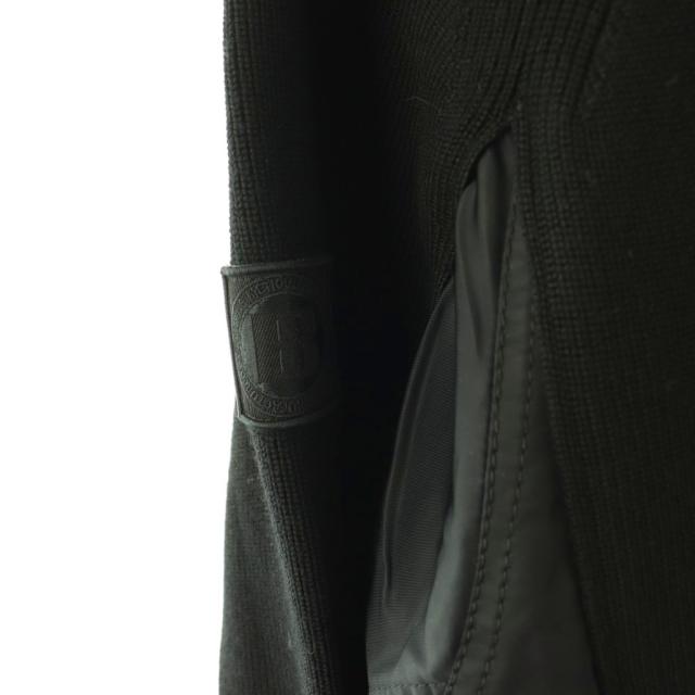 【中古】ブリーフィング BRIEFING ゴルフ DOCKING KNIT BLOUSON ドッキングニットブルゾン ジャケット L 黒 /DU_4