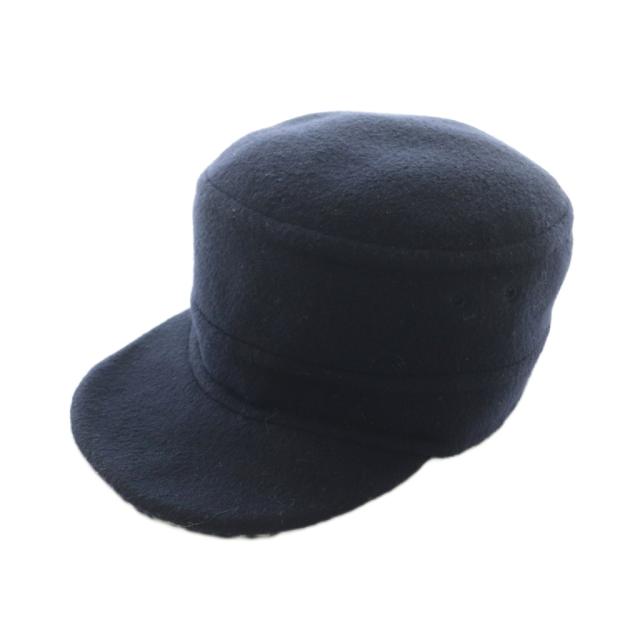 【中古】クリスチャンディオール Christian Dior ウールキャスケット 帽子 56 紺 21DCH918I100 ■OS ■OH レディース