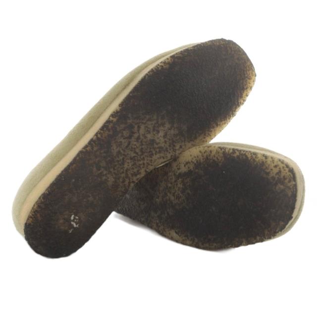 【中古】クラークス clarks オリジナルズ ワラビーローファー スリッポン スエード UK5 ベージュ /YO5_3
