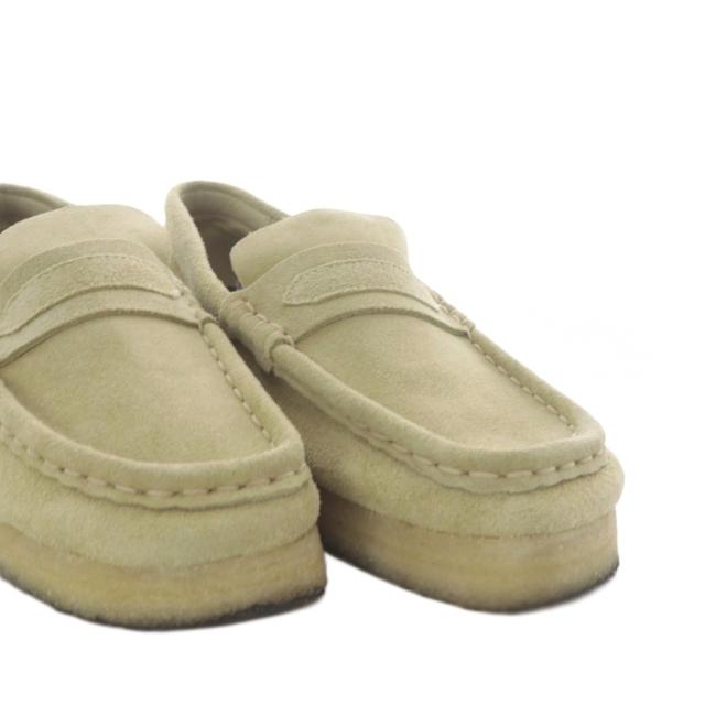 【中古】クラークス clarks オリジナルズ ワラビーローファー スリッポン スエード UK5 ベージュ /YO5_7
