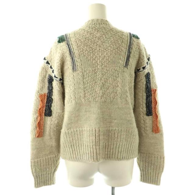 中古】トーガ プルラ TOGA PULLA ケーブルニットカーディガン 長袖 36