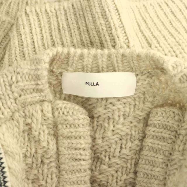 中古】トーガ プルラ TOGA PULLA ケーブルニットカーディガン 長袖 36