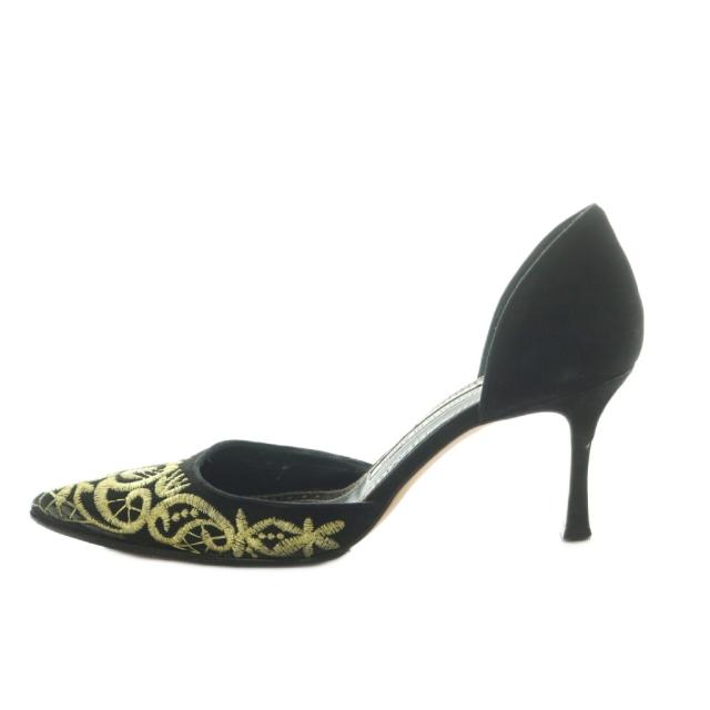 マノロブラニク MANOLO BLAHNIK パンプス ポインテッドトゥ ピンヒール