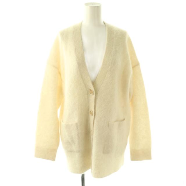 【中古】ウィムガゼット 25AW スーリーアルパカカーディガン 長袖 ニット F アイボリー WGZ1052405A0001 /NR ■OS