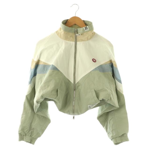 【中古】ミハラヤスヒロ メゾン 25SS Cropped Track Jacket トラックジャケット ブルゾン ナイロン 36