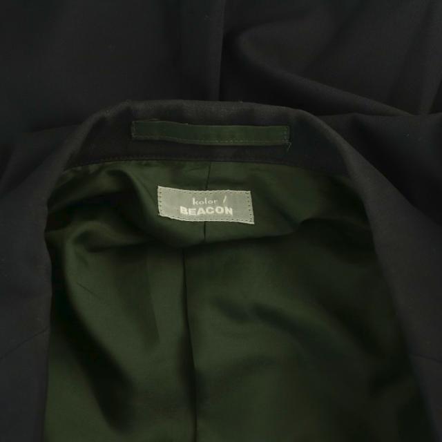 【中古】カラービーコン kolor BEACON 25SS T/Wトロアンコンジャケット テーラード ウール 2 紺 25SBM-J01131 /NR_5