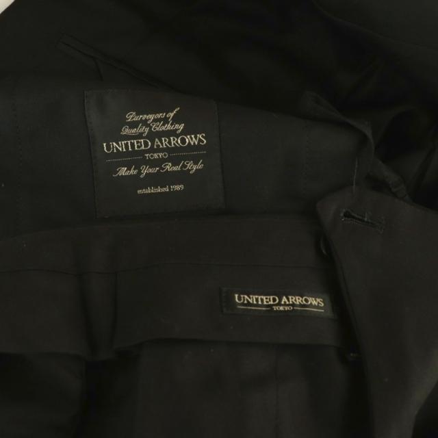 【中古】ユナイテッドアローズ UADB ブラックサージ 2B コンフォート スーツ ジャケット パンツ 46 黒 1123-161-5074_7
