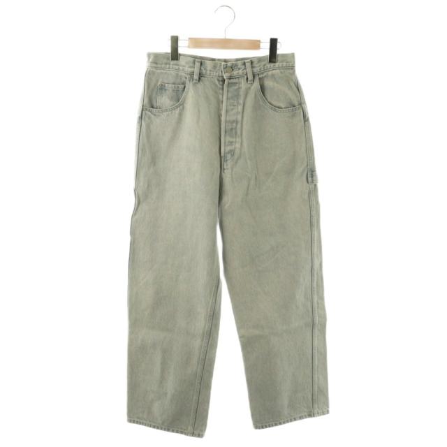 【中古】ウィムガゼット ゲミニー 24AW ペインターデニムパンツ ジーンズ 36 グレー WGG1042502A0001 /TK レディース