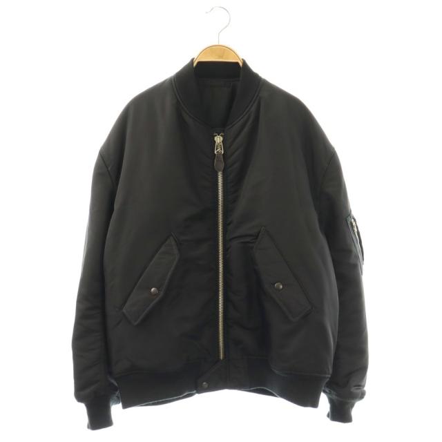 【中古】ワイルドライフテーラー オーバーサイズ L-2 フライト ジャケット ブルゾン 中綿 M 黒 ブラック GPL-53030