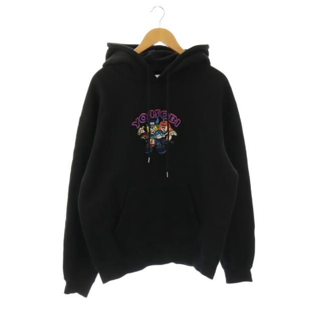 【中古】ボルトルーム ×YOASOBI HOODIE パーカー L 黒 ブラック /JP メンズ レディース