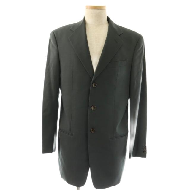 【中古】アルマーニ コレツィオーニ ARMANI COLLEZIONI セットアップ スーツ ウール 3Bテーラードジャケット パンツ_1