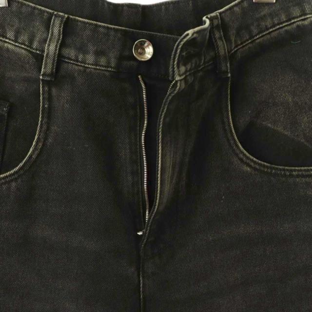 【中古】メゾンマルジェラ 1 Maison Margiela 1 23AW S51LA0051 S30743 デニムパンツ ダメージ加工 40 ブラック /HK_2