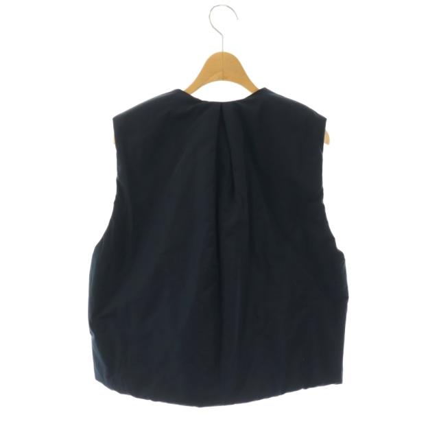 【中古】未使用品 ガーゼ SIDE ZIP LIGHT COSMIC VEST ベスト 前開き F ネイビー G1098 /DO ■OS ■SH レディース_1