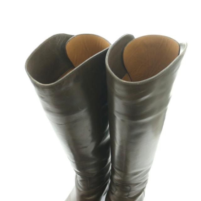 【中古】サルトル SARTORE バックジップ ロングブーツ レザー 35.5 茶 ブラウン /SS ■OS レディース_3