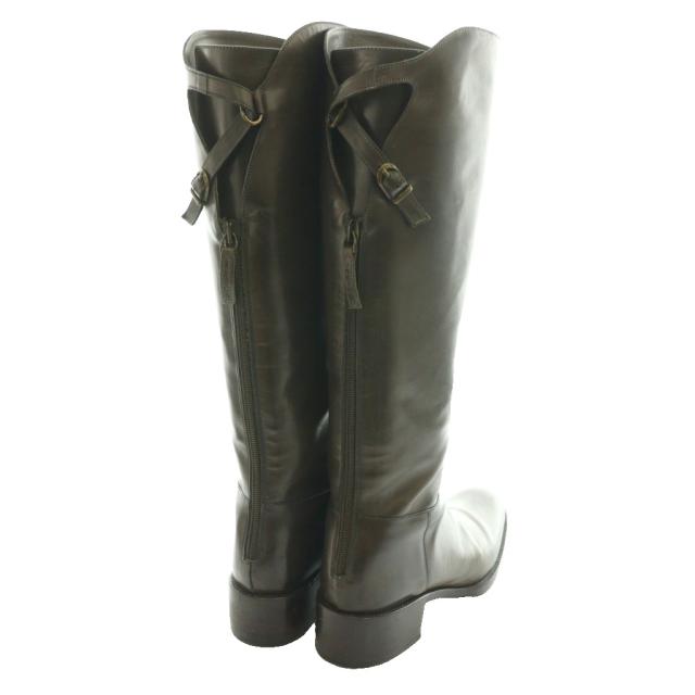 【中古】サルトル SARTORE バックジップ ロングブーツ レザー 35.5 茶 ブラウン /SS ■OS レディース_5