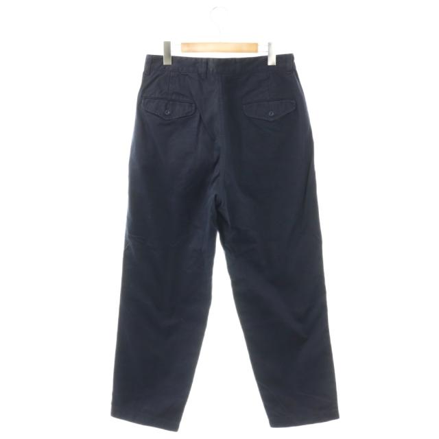 【中古】グラフペーパー Graphpaper Suvin Chino Tuck Tapered Pants パンツ テーパード 1 ネイビー GM231-40178B_1