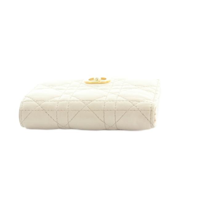 【中古】クリスチャンディオール Jolie Dahlia ウォレット 財布 二つ折り 小銭入れ カナージュステッチ ライトピンク_3