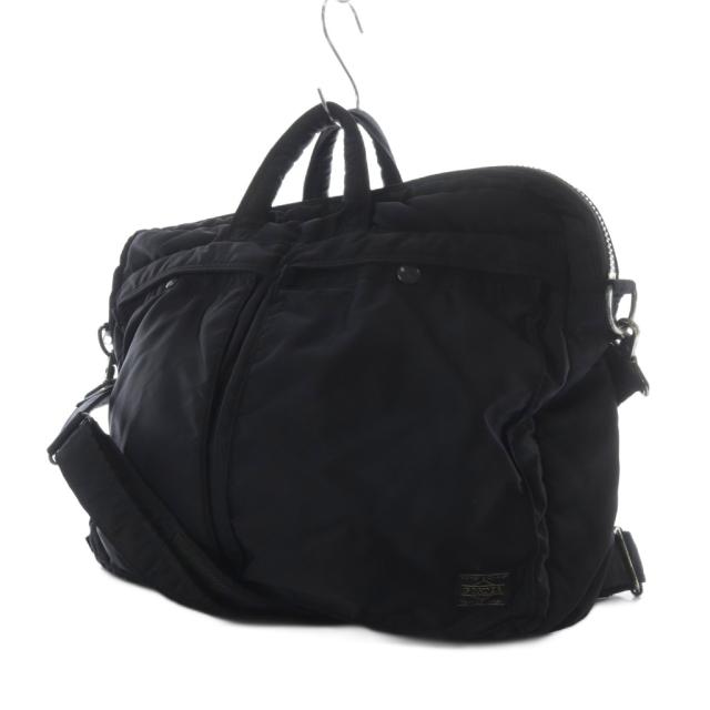 【中古】ポーター PORTER 吉田カバン タンカー 2WAY ブリーフケース トートバッグ ショルダーバッグ ブラック_4