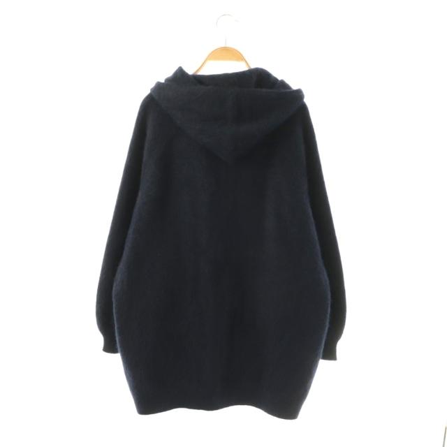 【中古】ボールジー トゥモローランド 25AW フォックスヤク フーディーカーディガン ニット S 濃紺 ■OS レディース_1