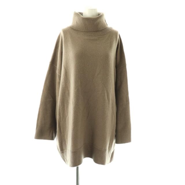 【中古】ドゥーズィエムクラス エブリデイアイライク 25AW タートルネックニットワンピース 長袖 ミニ カシミヤ混
