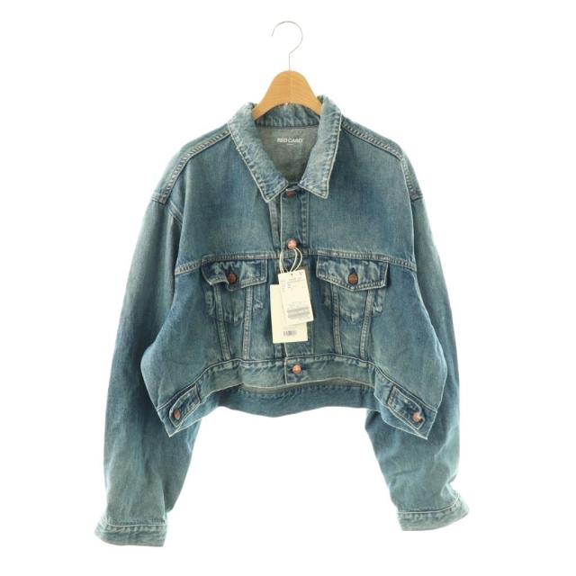 【中古】レッドカード RED CARD アパルトモン別注 24SS DENIM JACKET ジャケット ジージャン F ブルー