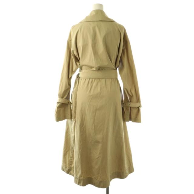 【中古】ジルサンダー JIL SANDER ラップコート スプリング ロング 32 ベージュ /HK ■OS レディース_1