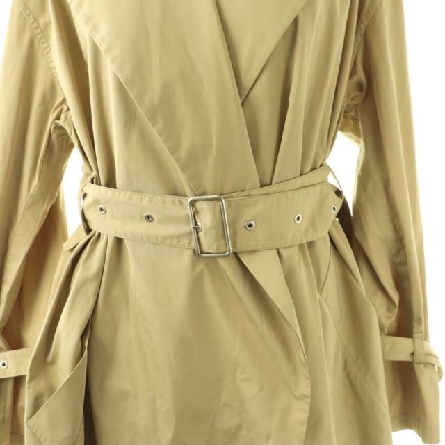 【中古】ジルサンダー JIL SANDER ラップコート スプリング ロング 32 ベージュ /HK ■OS レディース_4