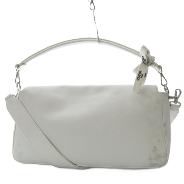 【中古】フェンディ FENDI ×MARC JACOBS ハンドバッグ ワンハンドル ショルダーバッグ 2way ホワイト 8BR809