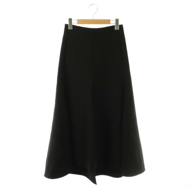 中古】セリーヌ CELINE フィービー期 ウール ロングスカート 34 黒