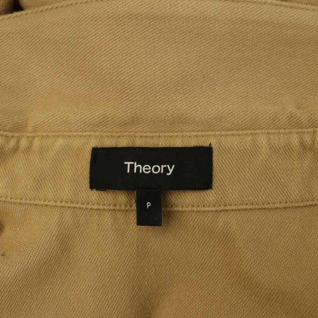 【中古】セオリー Theory 24AW Moleskin Twill MTRY OS SHIRTDR シャツワンピース ミニ 長袖 P ブラウン_2
