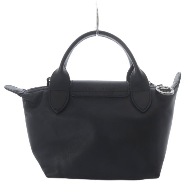 【中古】ロンシャン LONGCHAMP ル プリアージュ エクストラ XS トップハンドルバッグ トートバッグ ブラック_1