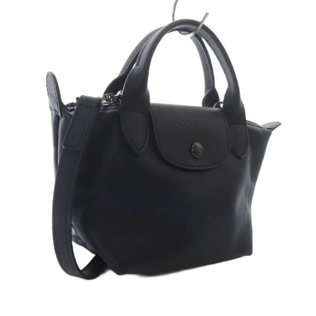 【中古】ロンシャン LONGCHAMP ル プリアージュ エクストラ XS トップハンドルバッグ トートバッグ ブラック_5
